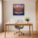 Golden Domes at Dawn Reflection – Office