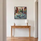 Moroccan Courtyard Fountain Mosaic – Hallway