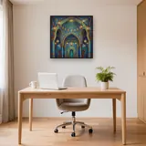 Golden Lanterns Mosque Interior – Office