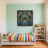Golden Lanterns Mosque Interior – Kids room
