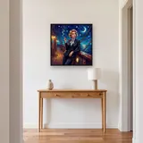 Blonde Cook on Night Deck – Hallway