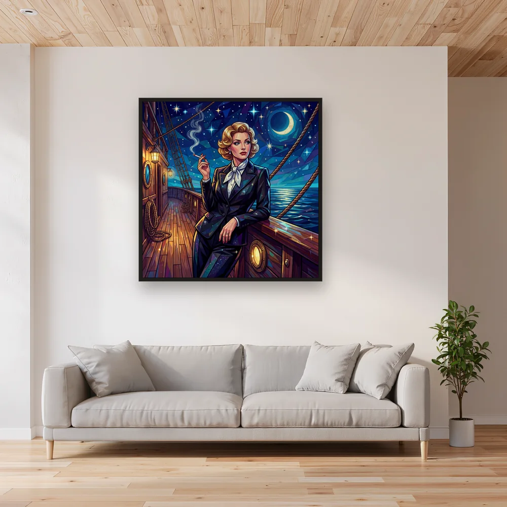 Blonde Cook on Night Deck – Living room