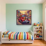 Brave Fire Pup Rescue Truck – Kids room