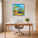 Yellow Construction Pup with Digger – Office