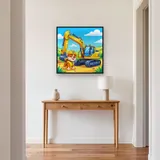 Yellow Construction Pup with Digger – Hallway