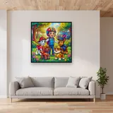 Puppy Rescue Team Forest Scene – displayed in a living room