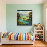 Caped Travelers by Winding River – Kids room