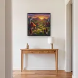 Sunset Hillside Cottage Village – Hallway