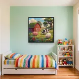 Red Barn Farm Flower Meadow – Kids room
