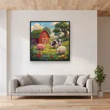 Red Barn Farm Flower Meadow – displayed in a living room