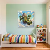 Mage and Dragon Floating Castle – Kids room