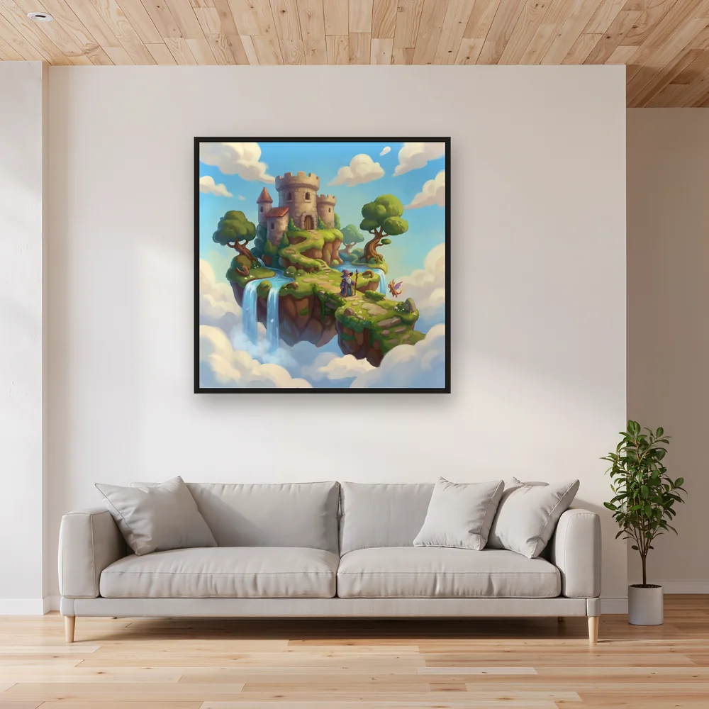 Mage and Dragon Floating Castle – Living room