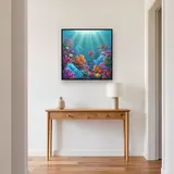 Glowing Blue Squid Coral Reef – Hallway