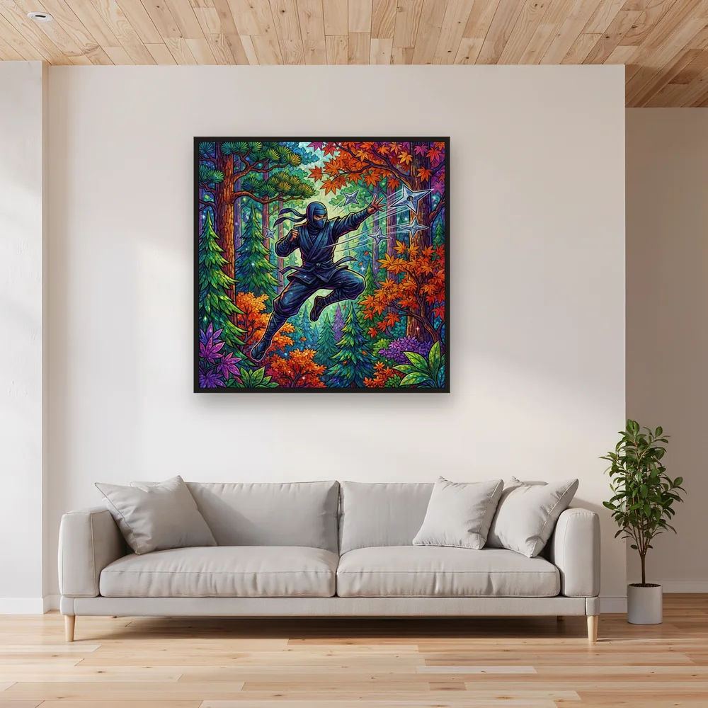 Ninja Shuriken Forest Motion – Living room