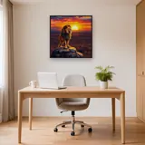Regal Lion on Sunset Rock – Office