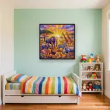 Savannah Sunrise African Wildlife Assembly – Kids room