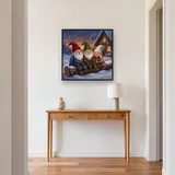 Three Gnomes on a Snowy Log – Hallway