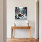 Gnome Sleigh Ride in Snowy Pines – Hallway