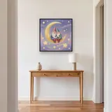 Gnome Couple on Crescent Moon – Hallway