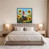 Sunflower Garden Gnome with Busy Bees – Bedroom