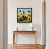 Sunflower Garden Gnome with Busy Bees – Hallway