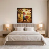 Autumn Orchard Gnome with Apples – Bedroom