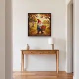 Autumn Orchard Gnome with Apples – Hallway