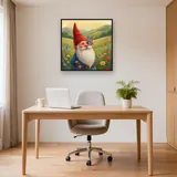 Spring Meadow Gnome with Butterfly – Office