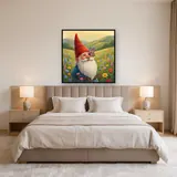 Spring Meadow Gnome with Butterfly – Bedroom