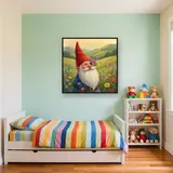 Spring Meadow Gnome with Butterfly – Kids room