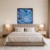 Ice Dragon Over Frozen Castle – Bedroom