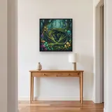 Emerald Forest Dragon with Fireflies – Hallway