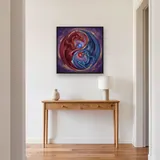 Crimson and Azure Dragons Yin Yang – Hallway