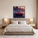 Rennwagen auf der Startaufstellung – Schlafzimmer