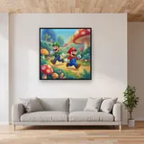 Capped Heroes Mushroom Adventure – displayed in a living room