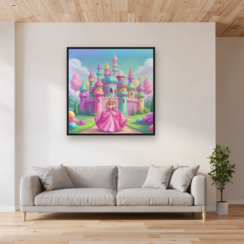 Pink Princess Candy Castle – Living room
