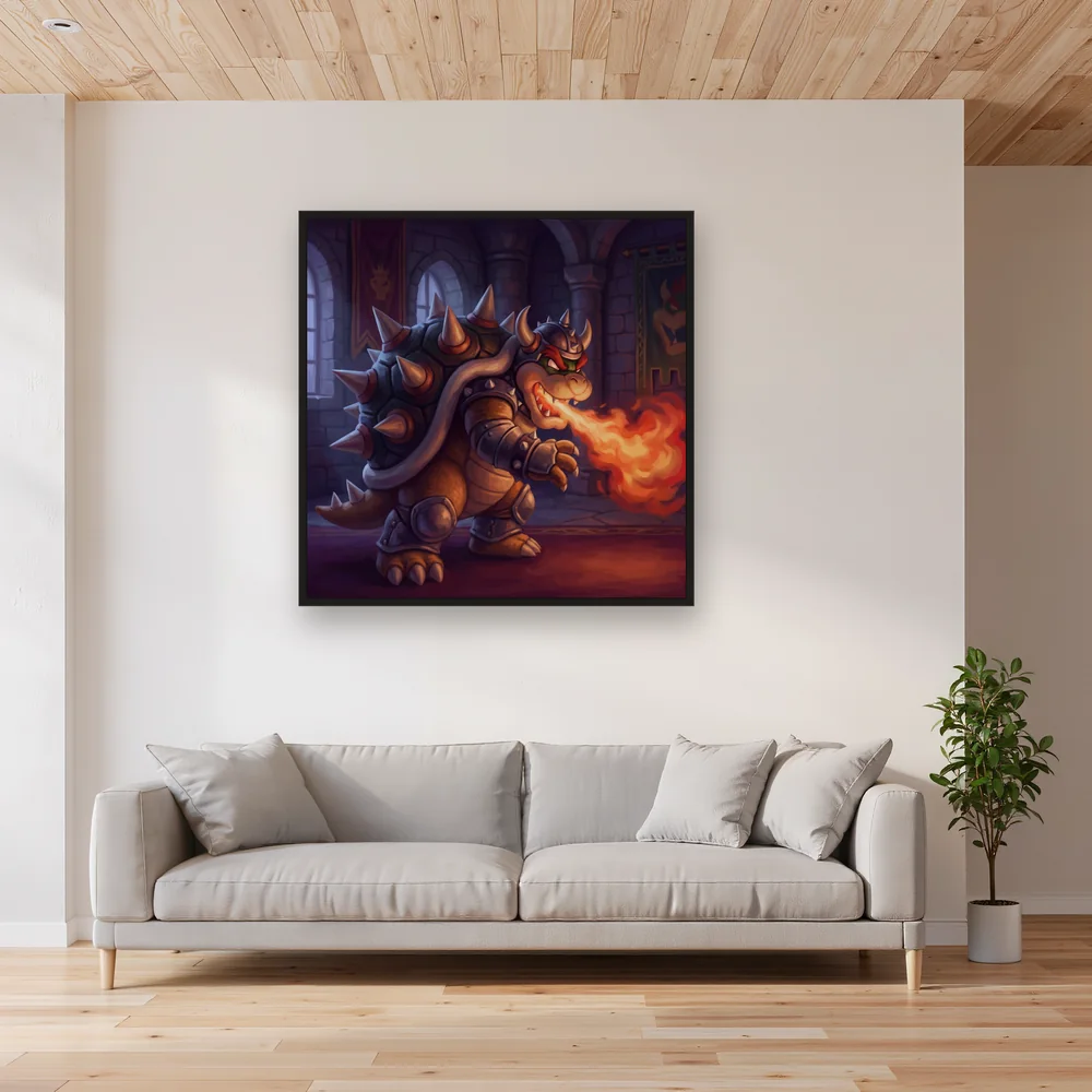 Spiked Shell Fire Breath Castle – Living room