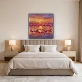 Pink Flamingo Flock at Sunrise – Bedroom