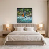Kingfisher Diving Into a Clear Stream – Bedroom