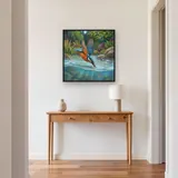 Kingfisher Diving Into a Clear Stream – Hallway