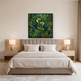 Two Toucans on a Jungle Branch – Bedroom