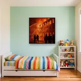 Brave Firefighters Against the Burning Building – Kids room