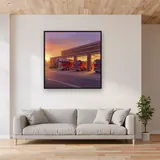 Sunrise Fire Station Trucks Ready – displayed in a living room