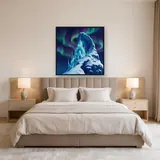 Ice Castle Under Northern Lights – Bedroom