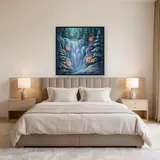 Enchanted Winter Forest Ice Waterfall Spirits – Bedroom