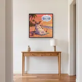 Snowman Beach Daydream in Summer Hat – Hallway