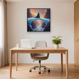 Ice Queen Crossing Crystal Bridge – Office