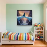 Ice Queen Crossing Crystal Bridge – Kids room