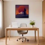 Samurai Before Red Sun and Mount Fuji – Office