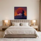 Samurai Before Red Sun and Mount Fuji – Bedroom